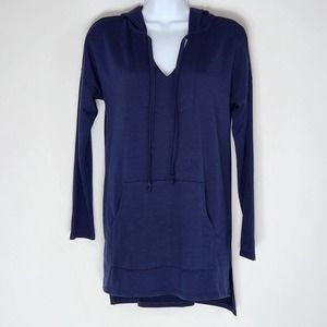 Soft Surrounding Women's Hoodie Pullover Front Pocket Drawstring Size XS